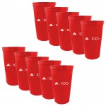 100 Year - Smooth Wall Plastic Stadium Cup (Pkg of 10)